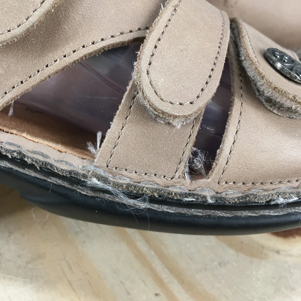 Finn Comfort Sandals Womens 36 Gomera Casual Strappy Slingback Beige Leather - Image 4 of 4