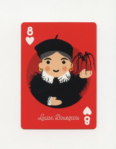 #TN08808 LOUISE BOURGEOIS #8H Artist Playing Card - Picture 1 of 1