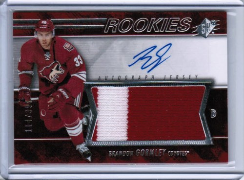 14/15 UD SPX HOCKEY ROOKIES ROOKIE JERSEY AUTO RC ( #139-180 ) U-Pick From List - Picture 3 of 9
