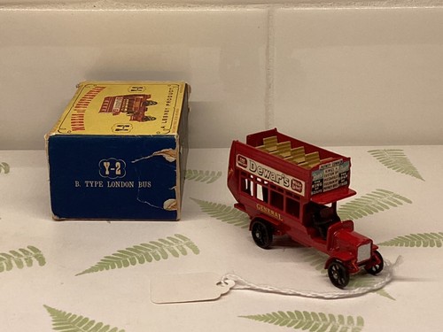 Lesney Matchbox Models of Yesteryear Y-2 London Bus Dewar’s MIB 1956. - Picture 4 of 10