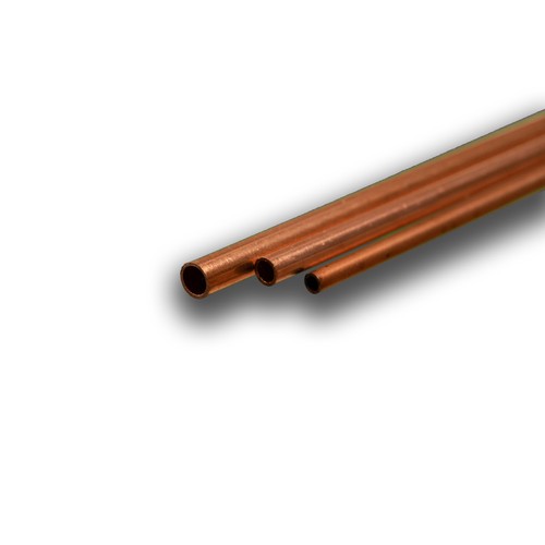 Bendable Copper Tube: (3/32", 5/32", 1/8") x 12" Long (1 Piece Each) - Picture 2 of 3