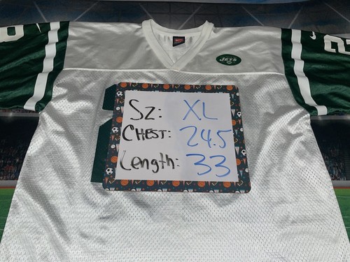 Curtis Martin #28 New York Jets Football Nike Jersey Sz XL Preowned - 第 6/13 張圖片