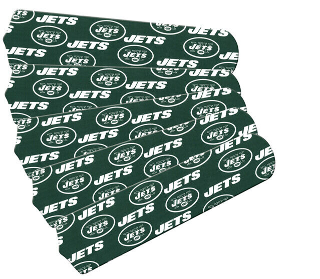 New NFL NEW YORK JETS FOOTBALL 52 Ceiling Fan BLADES ONLY New NFL NEW YORK JETS FOOTBALL 52 Ceiling Fan BLADES ONLY