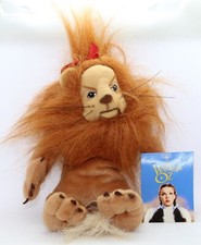 Vintage 1998 Warner Bros Wizard of Oz Cowardly Lion Plush Doll Bean Bag JHW027