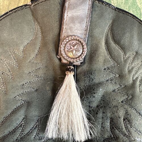 Bolso Bandolera Bota de Vaquero Occidental Hecho a Mano con Borlas Único 31b - Imagen 17 de 19
