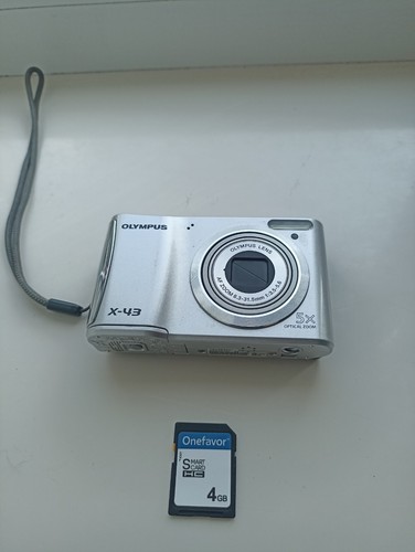 🔥Olympus X-43 Silver 14.0MP digital compact camera🔥WORKing FULL SET READ!🔥 - Picture 3 of 7