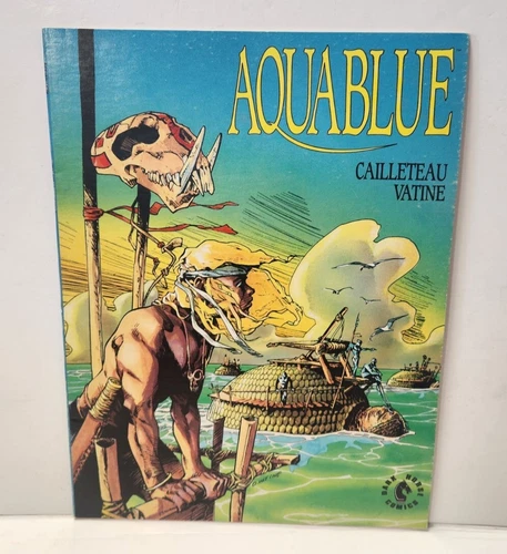Aquablue Sci Fi graphic novel. Dark Horse 1989 Olivier Vatine