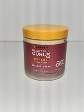 Alaffia Hair Cream, Beautiful Curls, Styling Cream, Custard 8 fl oz (235 ml)