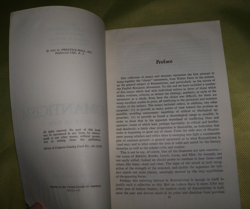 ROMANTICISM POINTS OF VIEW BY ROBERT GLECKNER - VINTAGE 1962 - Picture 3 of 7