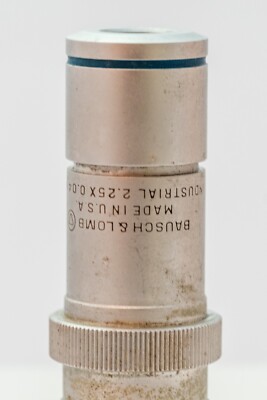 Bausch & Lomb 2,25x/0,04 N.A.  Mikroskop Objektiv Objektiv