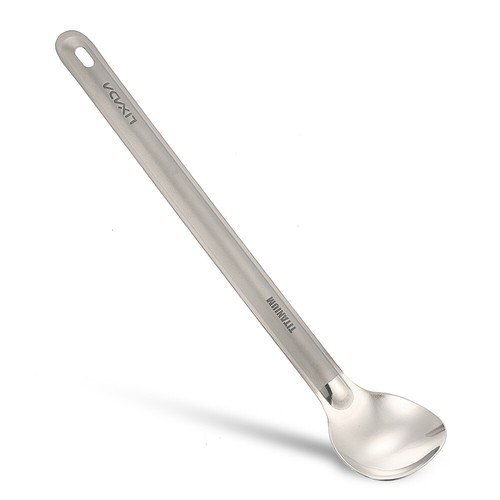 Lixada Titanium Long Spoon for Outdoor Picnic Backpacking Flatware Hiking W2P8 - Picture 10 of 12