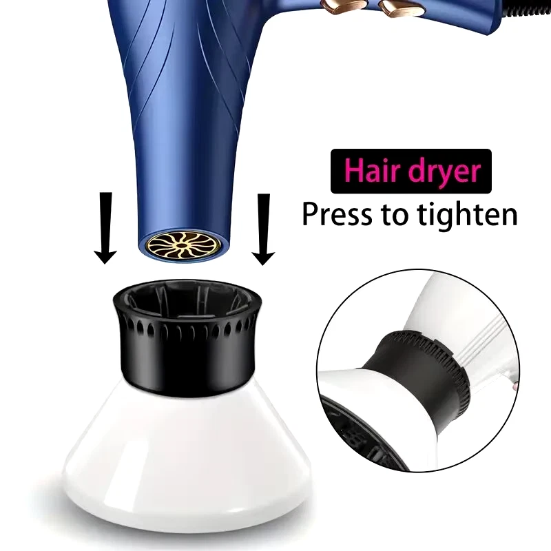 Universal Haartrockner Diffusor Luftdusche Fingerstyler Diffuser Haar Gebläseabd - Bild 4 von 4