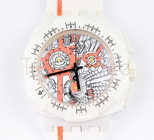 Swatch Chrono  2010 - SUIW411 - Street Map Flash - Nuovo - Foto 1 di 2
