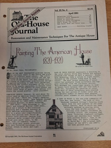 Vtg The Old House Journal 1980-81 Lot of 7 Issues OHJ Magazine Improvement. - Imagen 8 de 8