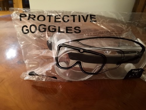 2 X Safety Goggles Protective Anti-Fog Vent Glasses Eye Protection Lab PPE Wear - Picture 6 of 6