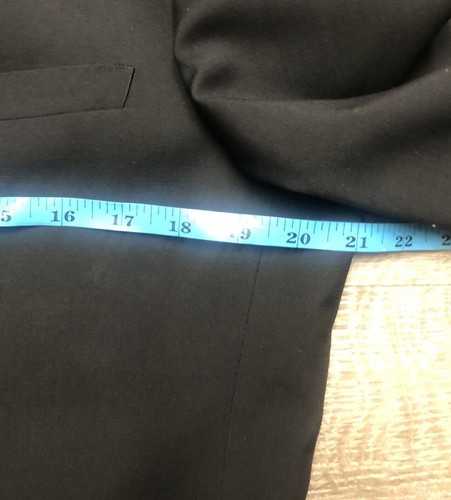 Chaqueta de traje negra Burberry London 42R para hombre 100 % lana virgen Blazer - Imagen 10 de 18