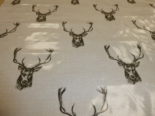 STAGS by FRYETTS PVC / Wipe Clean / Tablecloth / Oilcloth Fabric (Gloss Finish) - Picture 2 of 6