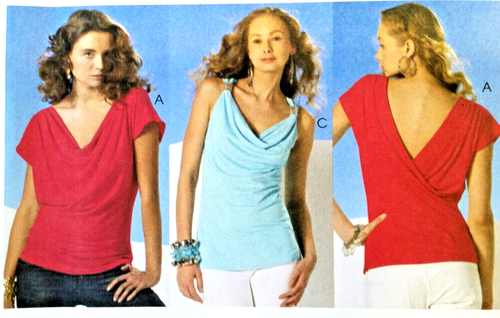 McCall M6078 stretch knits only TOPS  L-XL  (16-22) pattern Uncut FF 2010 - Picture 3 of 9