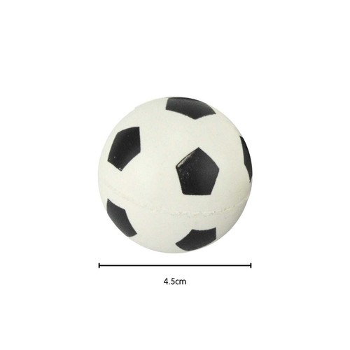 Soccer Birthday Party Supplies Favours 4.5cm High Bounce Balls Pack of 6 - Picture 2 of 3