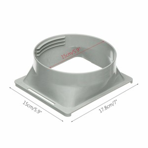 5 9 Round Square Air Conditioner Exhaust Hose Tube Adaptor For Portable Tube Ebay