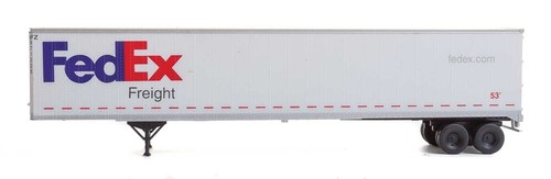 NEW Walthers 53' Stoughton Trailer FedEx Freight 2-Pack HO Scale FREE US SHIP - Picture 2 of 5