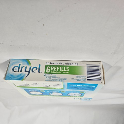 dryel At-home Dry Cleaning 6 Refills Cloths NEW - Picture 3 of 6