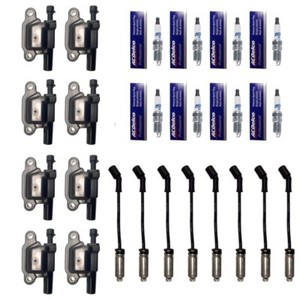 8-ADP-D513A-Ignition-Coils-8-41-962-Spark-Plugs-8-Plug-Wires-w-Heat-Shields
