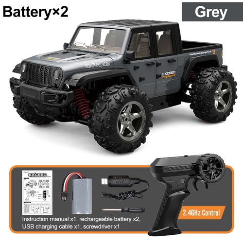 JJRC 1/20 RC Truck Car 2.4G 4WD Off-Road Climbing Vehicle High-Speed Pickup Car - Picture 28 of 28