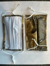New cotton face mask masks green olive brown camouflage adjustable pocket