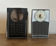 Vintage RCA Victor IMPAC Model 3 RH21G Transistor Portable Radio Tested w/ Case