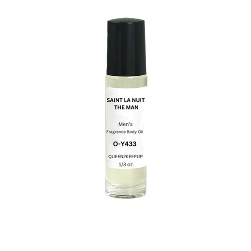 Saint La Nuit The Man (Men) Body Oil 10 ml Fragrance All Natural 1/3 oz Roll-On - Picture 5 of 5