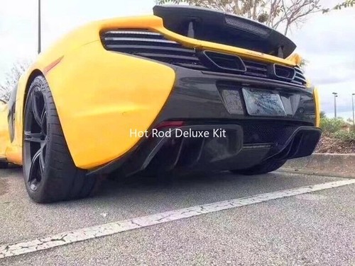 Carbon Fiber Rear Bumper Lip Diffuser Splitter For McLaren MP4-12C 650S RZ Style - Picture 11 of 11