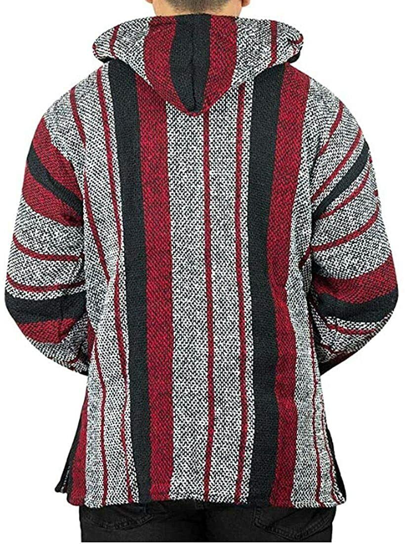Classic Mexican Baja Hoodie Sweater Pullover | eBay