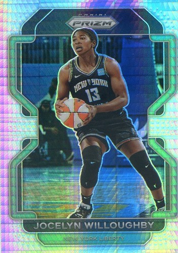 2022 Panini Prizm WNBA JOCELYN WILLOUGHBY #99 HYPER PRIZM LIBERTY - Picture 1 of 1