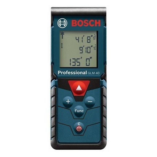 New Bosch GLM 40 Laser Digital Distance Tape Measure Point 40