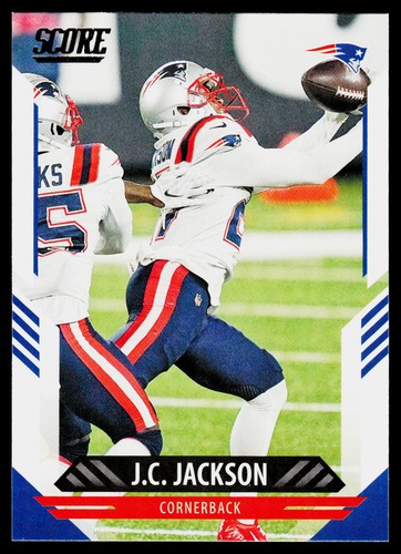 J.C. Jackson, 2021 Score, #289, New England Patriots, - Picture 1 of 2