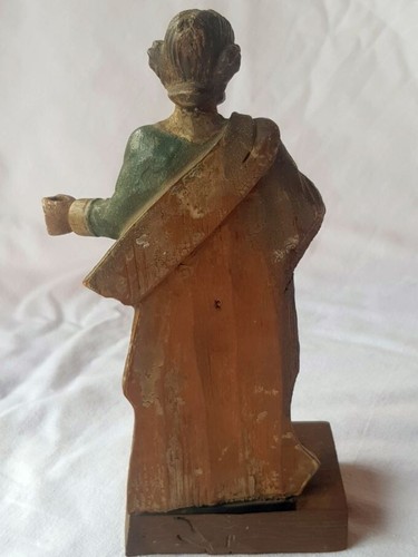 Barocke Krippenfigur aus Lindenholz um 1750 - Bild 9 von 10