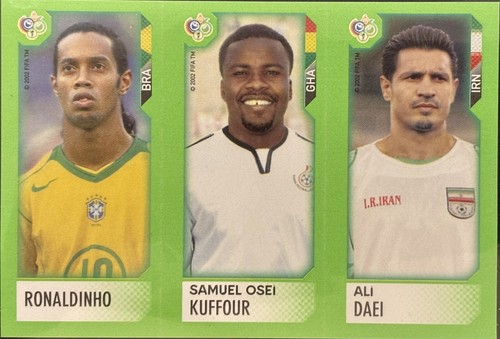 2006 Panini FIFA World Cup Candy Ronaldinho Sticker Panel Brazil - Picture 1 of 2