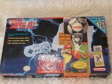 Rare Super Nes Super set nintendo fútbol 98 edition special Brazil