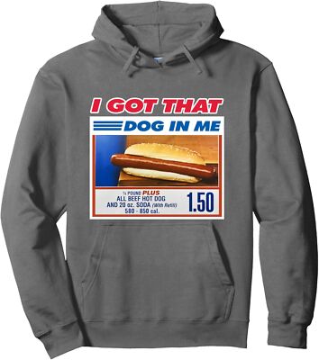 I Got That Dog In Me Funny Hotdog Meme Viral Quote Unisex Hooded Sweatshirt