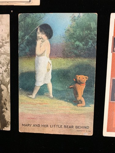 Cartoline d'epoca - (7) bambine stravaganti - Foto 6 di 9