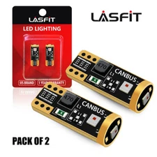 LASFIT LED Inner Tail Light Bulbs Pure Red Canbus Error Free 168 192 194 2825 2x