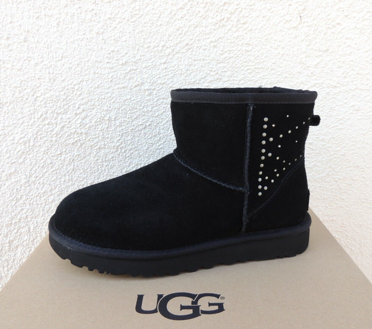 Ugg Booties Ugg Boots Classic Bling Mini Schwarz UGG BLACK CLASSIC
