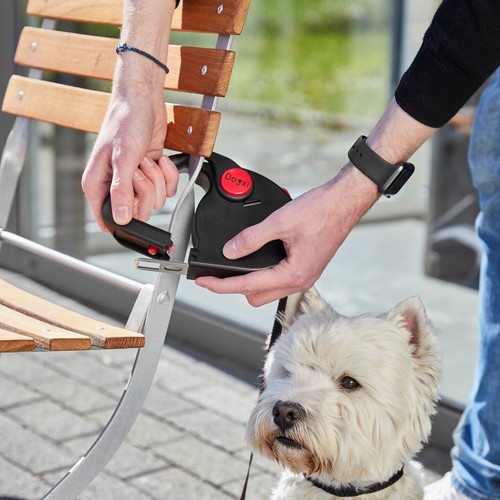 Dogxi Hundeleine Multifunktions-Rollleine 5m ausziehbar Griff aufklappbar - Bild 6 von 8