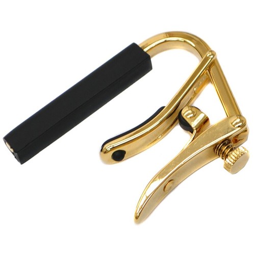 Shubb C2G Capo Royale for Nylon String Classical Guitars, Gold - Picture 3 of 4