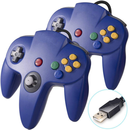 2x N64 USB Gaming Controller Retro N64 Bit PC Game Pad Joystick for PC Mac AU - Picture 10 of 10