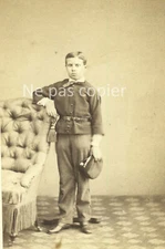 Young Man circa 1865 CDV by JAMIN in PARIS