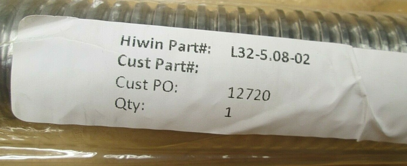 BRIDGEPORT / KNEE MILL BALL SCREW, 9" TABLE, PRECISION GROUND, BG3205Y