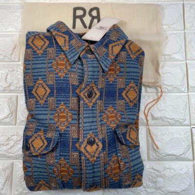 RRL RALPH LAUREN Men's Native flannel shirt width 50cm RRL RALPH LAUREN Men's Native flannel shirt width 50cm