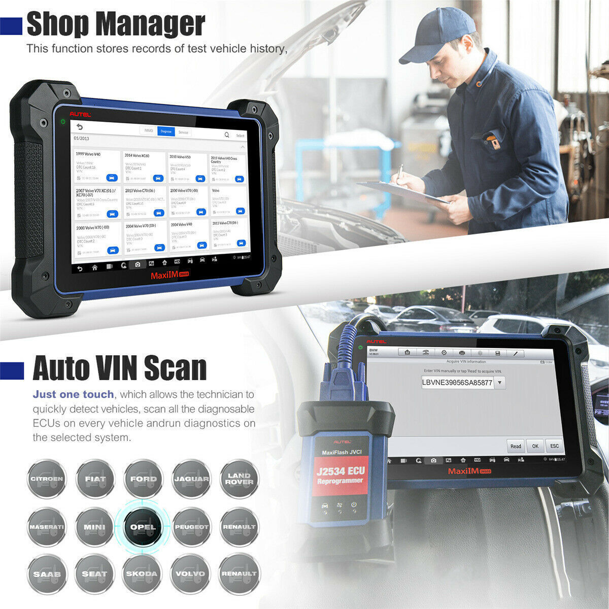 Autel MaxiIM IM608 II IM608S PRO II IMMO Key Programming Car Diagnostic Scanner - Picture 14 of 14